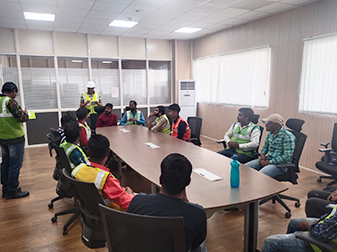Safety Discussion at KMTL Site